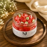 aviete-panna cota-vasarosgerybes-ogos-dovana-avietė-vaškas-gelinisvaskas-soju vaskas